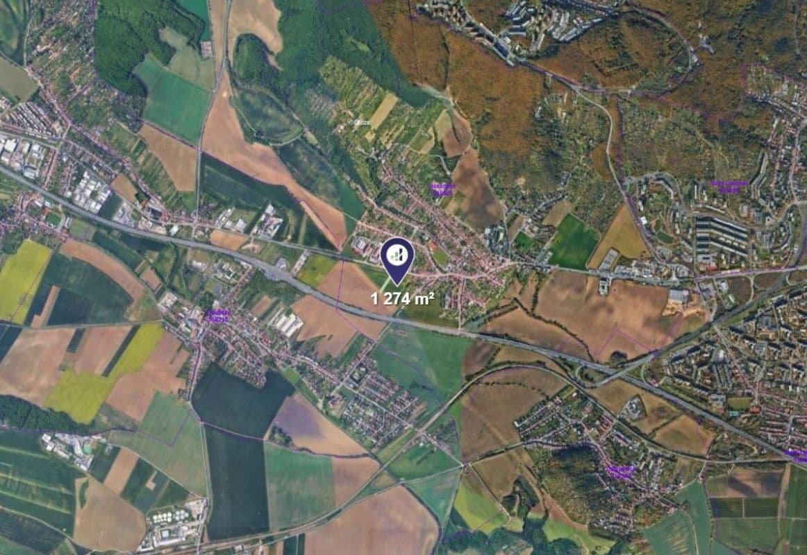 plot for sale, 1,274 m², Brno, Jihomoravský Region plot for sale, 1,274 m², Brno, Jihomoravský Region