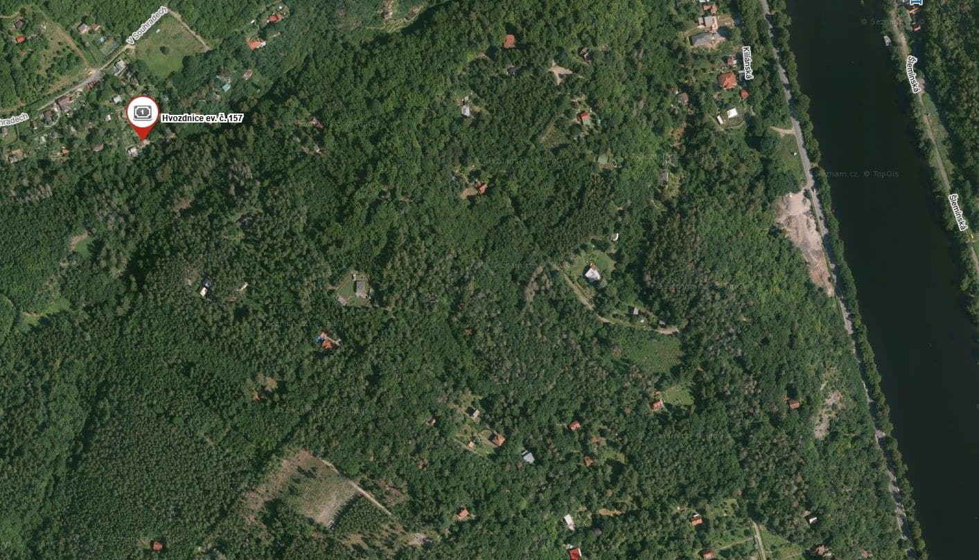recreational property for sale, 1,415 m², Hvozdnice, Středočeský Region recreational property for sale, 1,415 m², Hvozdnice, Středočeský Region