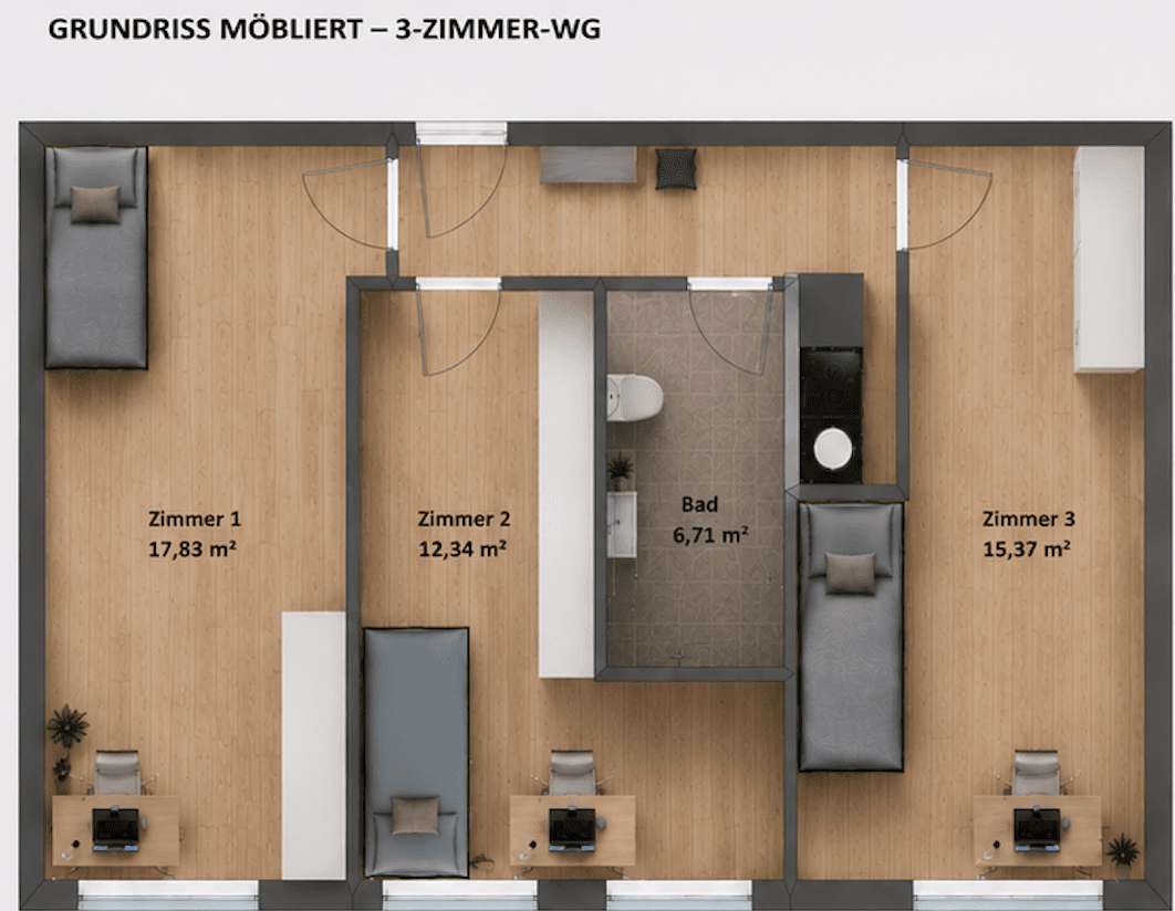 3 bedroom flat for sale, 57 m², Hamburg, Hamburg 3 bedroom flat for sale, 57 m², Hamburg, Hamburg