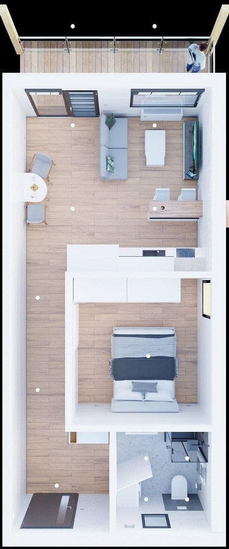 1 bedroom with open-plan kitchen flat to rent, 45 m², Mittelhembacher Weg 25, Rednitzhembach, Bavaria 1 bedroom with open-plan kitchen flat to rent, 45 m², Mittelhembacher Weg 25, Rednitzhembach, Bavaria