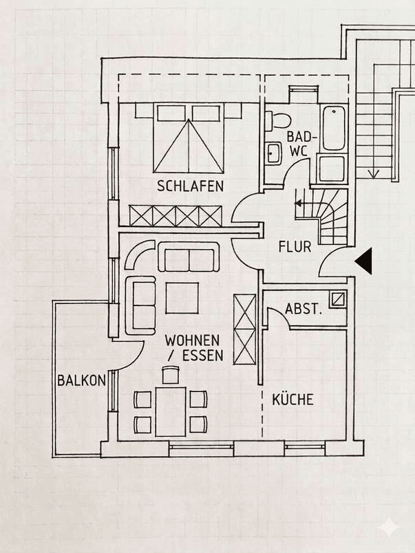 3 bedroom flat to rent, 82 m², Bergstraße 14, Sehlem, Rhineland-Palatinate 3 bedroom flat to rent, 82 m², Bergstraße 14, Sehlem, Rhineland-Palatinate