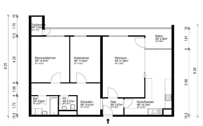 3 bedroom flat to rent, 86 m², Friedrich-Ebert-Straße 15, Sindelfingen, Baden-Württemberg 3 bedroom flat to rent, 86 m², Friedrich-Ebert-Straße 15, Sindelfingen, Baden-Württemberg