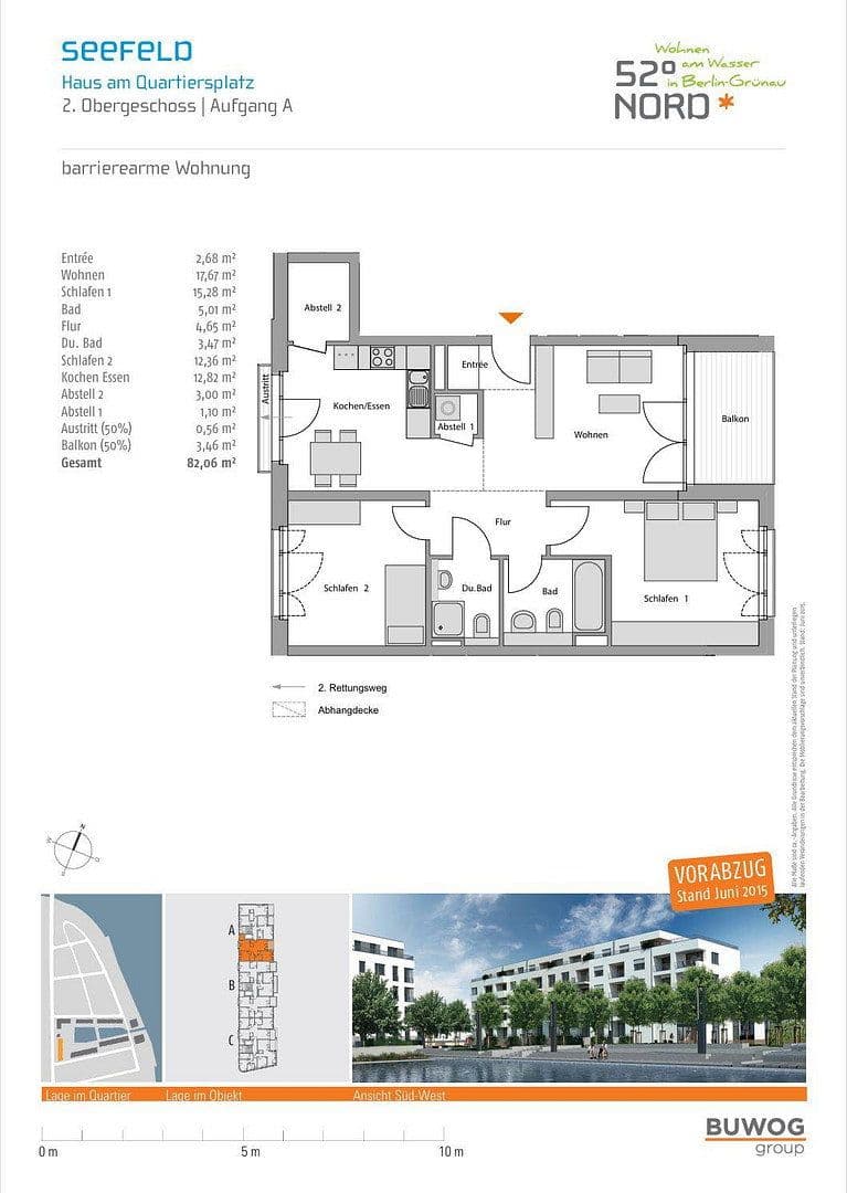 3 bedroom flat for sale, 83 m², Regattastr. 35, Berlin, Berlin 3 bedroom flat for sale, 83 m², Regattastr. 35, Berlin, Berlin
