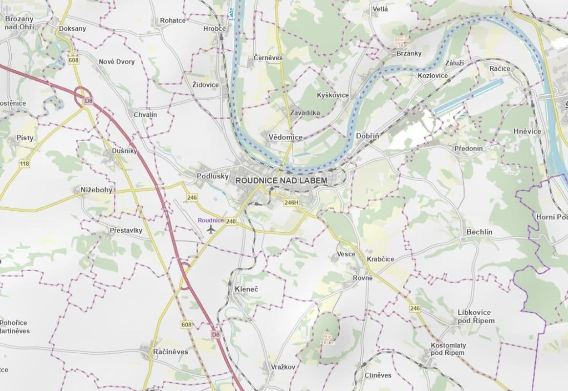plot for sale, 923 m², Roudnice nad Labem, Ústecký Region plot for sale, 923 m², Roudnice nad Labem, Ústecký Region