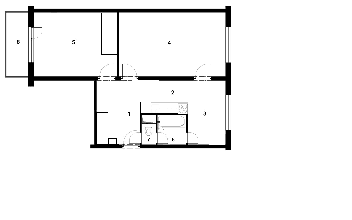 2 bedroom flat for sale, 67 m², sídliště 9. května, Nejdek, Karlovarský Region 2 bedroom flat for sale, 67 m², sídliště 9. května, Nejdek, Karlovarský Region