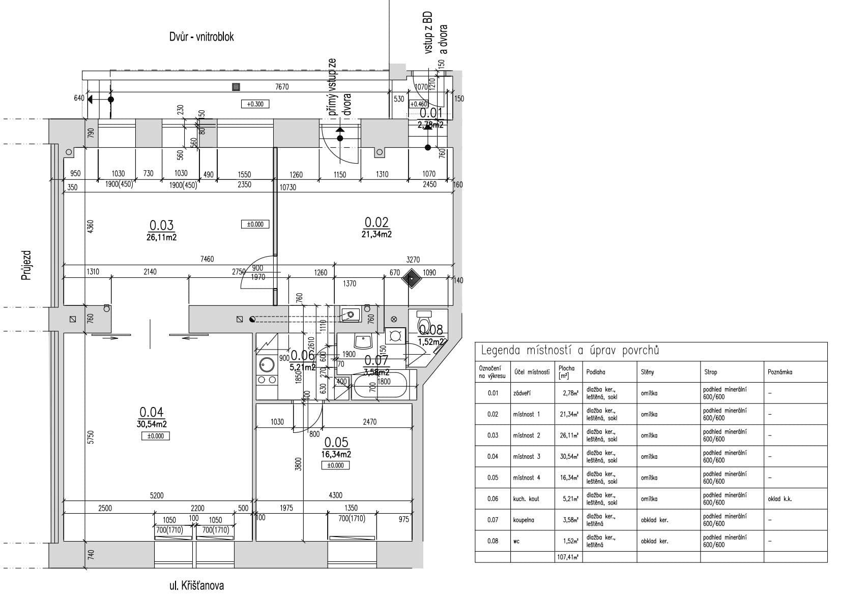 office for sale, 100 m², Křišťanova, Prague, Prague office for sale, 100 m², Křišťanova, Prague, Prague