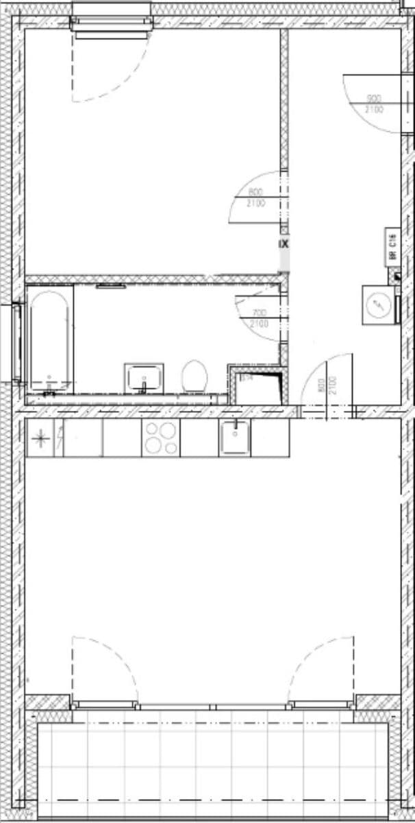 1 bedroom with open-plan kitchen flat to rent, 60 m², Pod Krocínkou, Prague, Prague 1 bedroom with open-plan kitchen flat to rent, 60 m², Pod Krocínkou, Prague, Prague