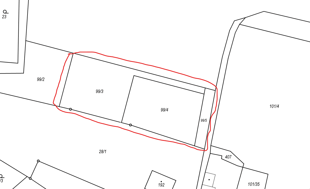 plot for sale, 1,961 m², Čepí, Pardubický Region plot for sale, 1,961 m², Čepí, Pardubický Region