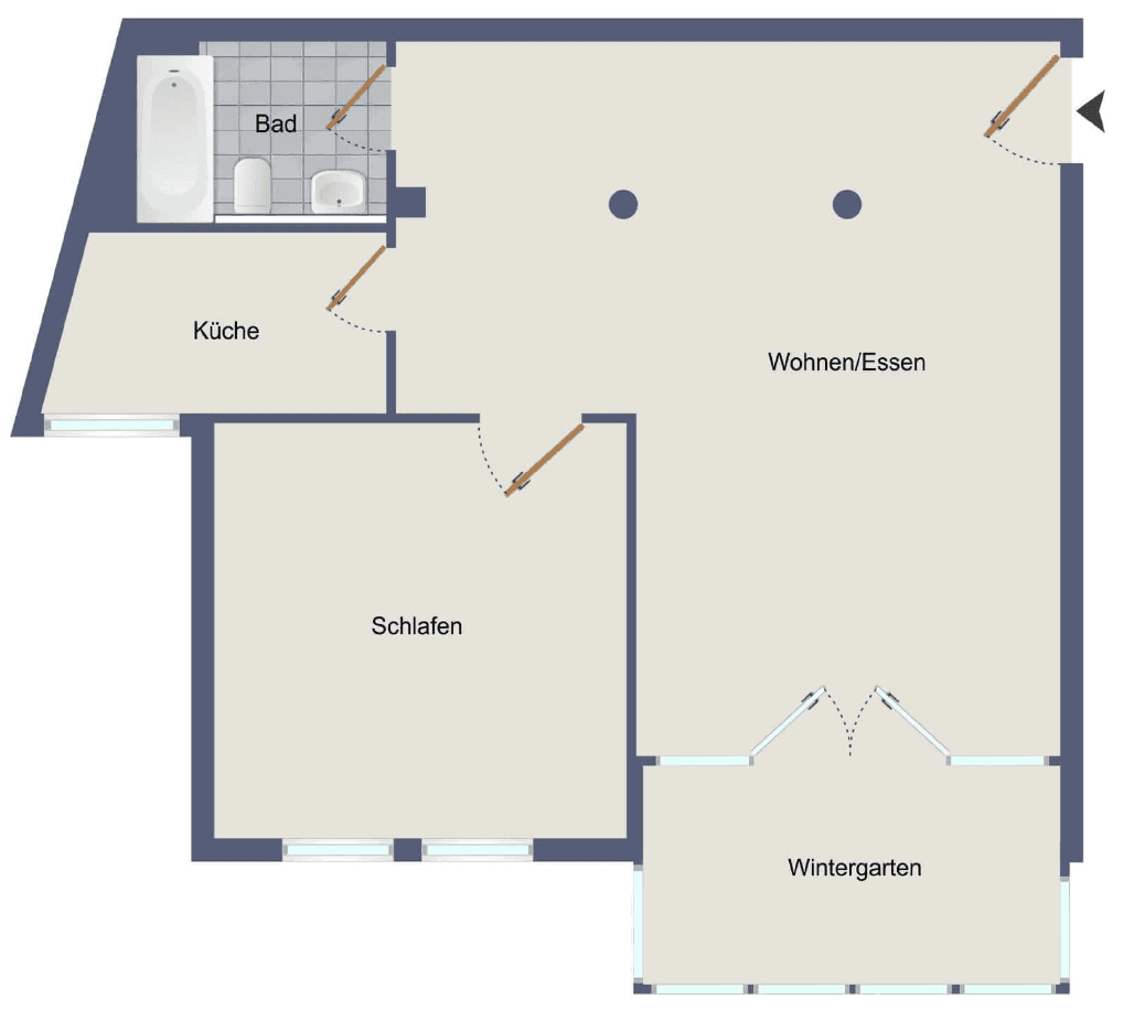 2 bedroom flat to rent, 60 m², Stuttgart, Baden-Württemberg 2 bedroom flat to rent, 60 m², Stuttgart, Baden-Württemberg