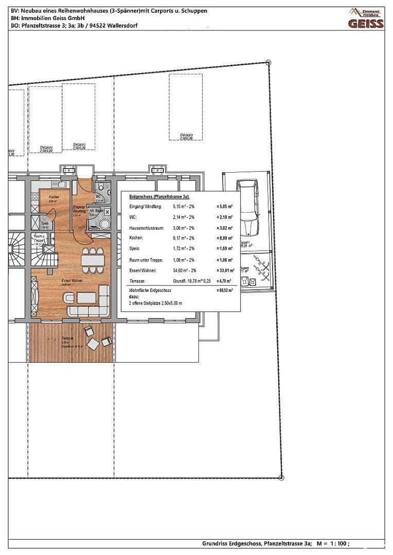 house for sale, 153 m², Pfanzeltstraße 3a, Wallersdorf, Bavaria house for sale, 153 m², Pfanzeltstraße 3a, Wallersdorf, Bavaria