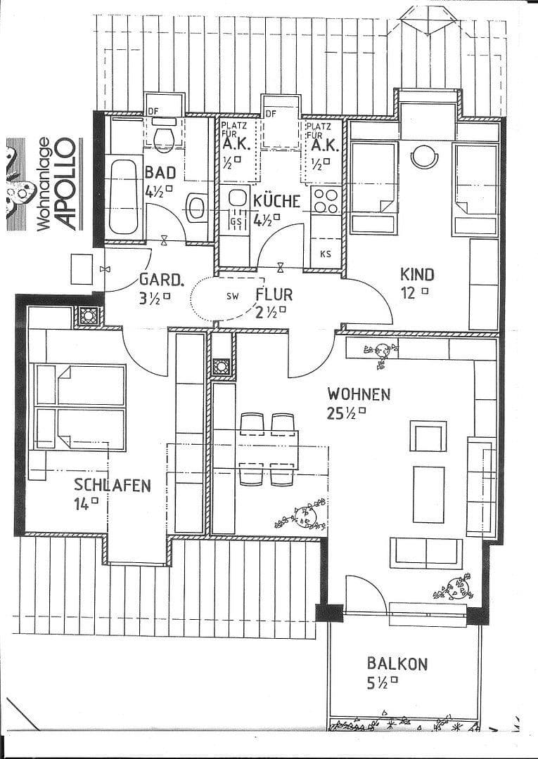 3 bedroom flat to rent, 70 m², Karlsbader Strasse 32, Erding, Bavaria 3 bedroom flat to rent, 70 m², Karlsbader Strasse 32, Erding, Bavaria