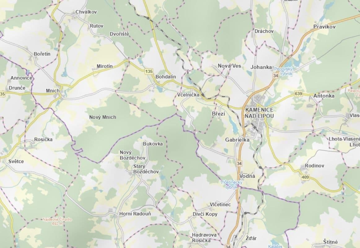 plot for sale, 2,518 m², Horní Radouň, Jihočeský Region plot for sale, 2,518 m², Horní Radouň, Jihočeský Region