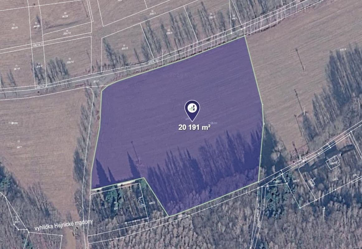 plot for sale, 20,191 m², Lázně Libverda, Liberecký Region plot for sale, 20,191 m², Lázně Libverda, Liberecký Region