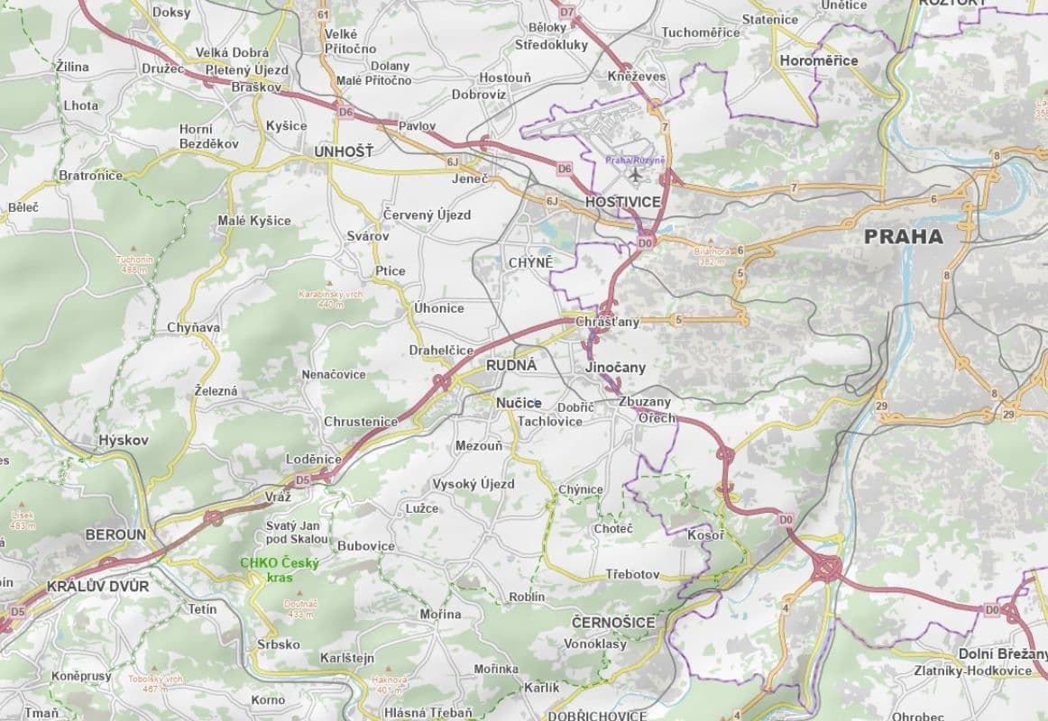 plot for sale, 6,542 m², Nučice, Středočeský Region plot for sale, 6,542 m², Nučice, Středočeský Region