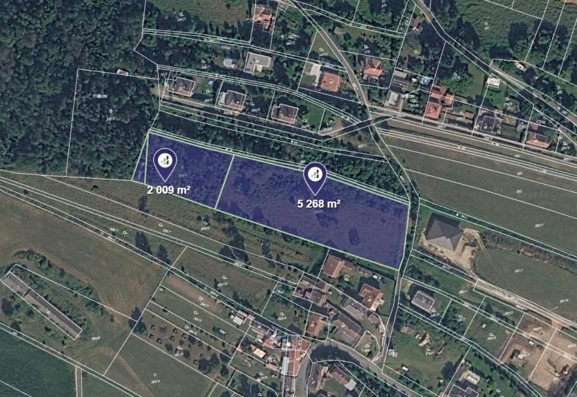 plot for sale, 3,639 m², Pavlíkov, Středočeský Region plot for sale, 3,639 m², Pavlíkov, Středočeský Region