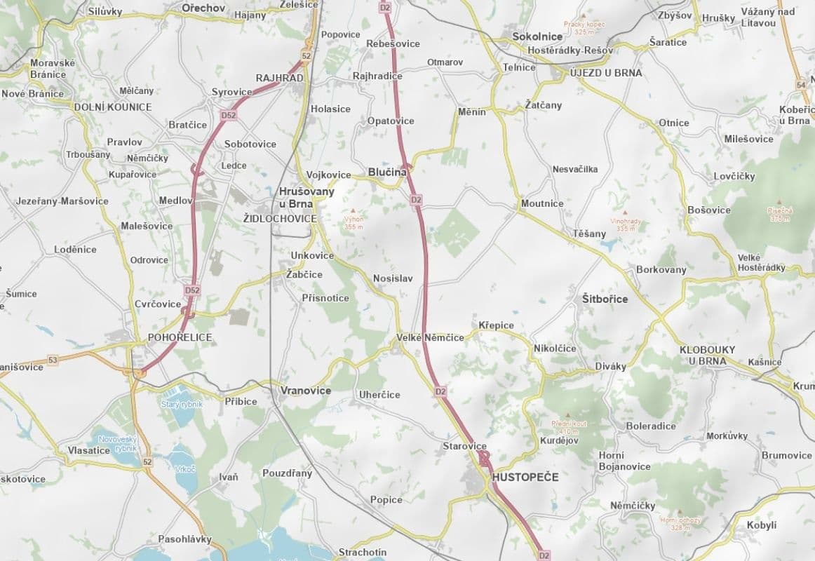 plot for sale, 3,328 m², Nosislav, Jihomoravský Region plot for sale, 3,328 m², Nosislav, Jihomoravský Region