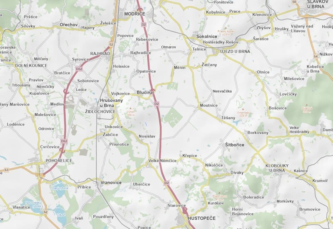 plot for sale, 10,660 m², Nosislav, Jihomoravský Region plot for sale, 10,660 m², Nosislav, Jihomoravský Region