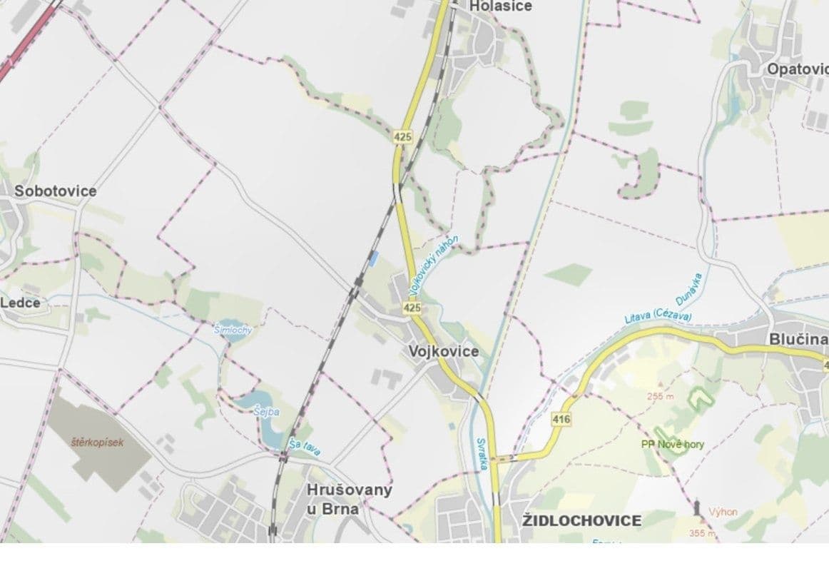 plot for sale, 1,065 m², Vojkovice, Jihomoravský Region plot for sale, 1,065 m², Vojkovice, Jihomoravský Region