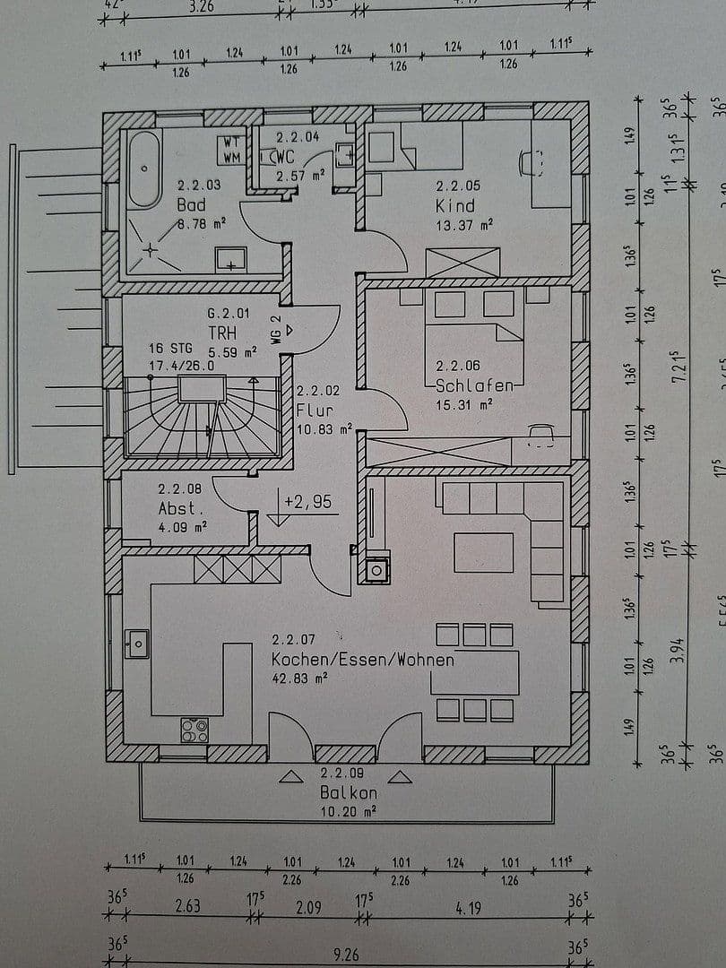 3 bedroom flat to rent, 101 m², Bergen, Bavaria 3 bedroom flat to rent, 101 m², Bergen, Bavaria