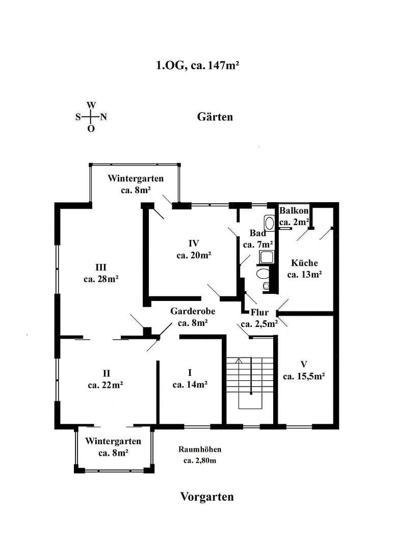 5 bedroom flat to rent, 147 m², Hildesheim, Lower Saxony 5 bedroom flat to rent, 147 m², Hildesheim, Lower Saxony