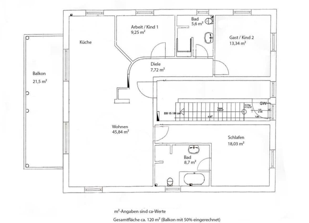 4 bedroom flat to rent, 120 m², Ingolstadt, Bavaria 4 bedroom flat to rent, 120 m², Ingolstadt, Bavaria