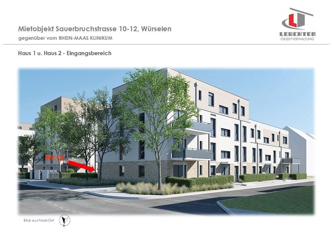 3 bedroom flat to rent, 71 m², Sauerbruchstraße 10-12, Würselen, North Rhine-Westphalia 3 bedroom flat to rent, 71 m², Sauerbruchstraße 10-12, Würselen, North Rhine-Westphalia