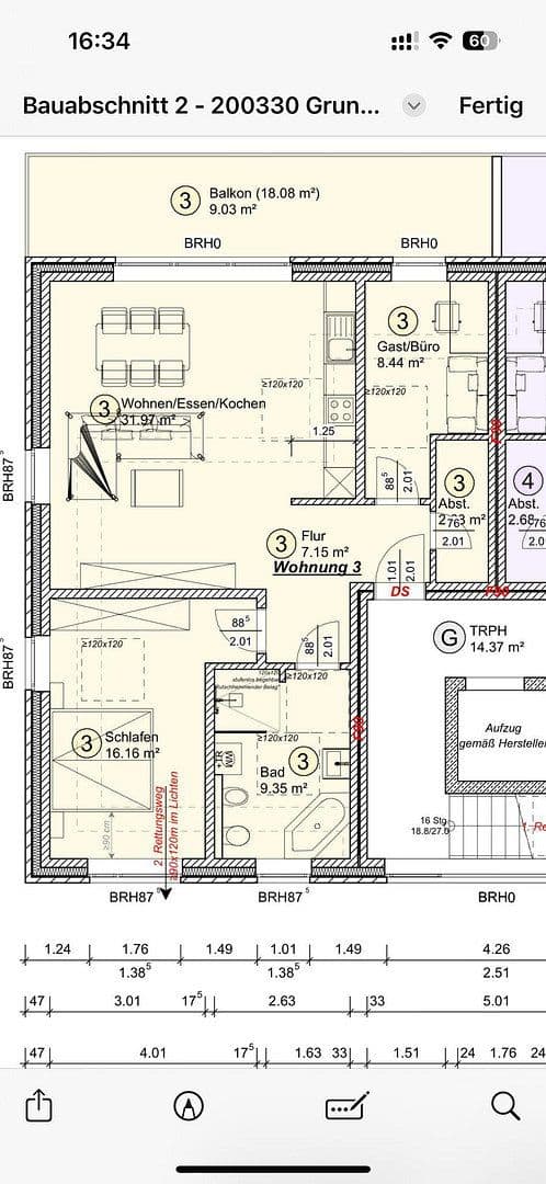 3 bedroom flat to rent, 87 m², Traubenweg 2, Osnabrück, Lower Saxony 3 bedroom flat to rent, 87 m², Traubenweg 2, Osnabrück, Lower Saxony