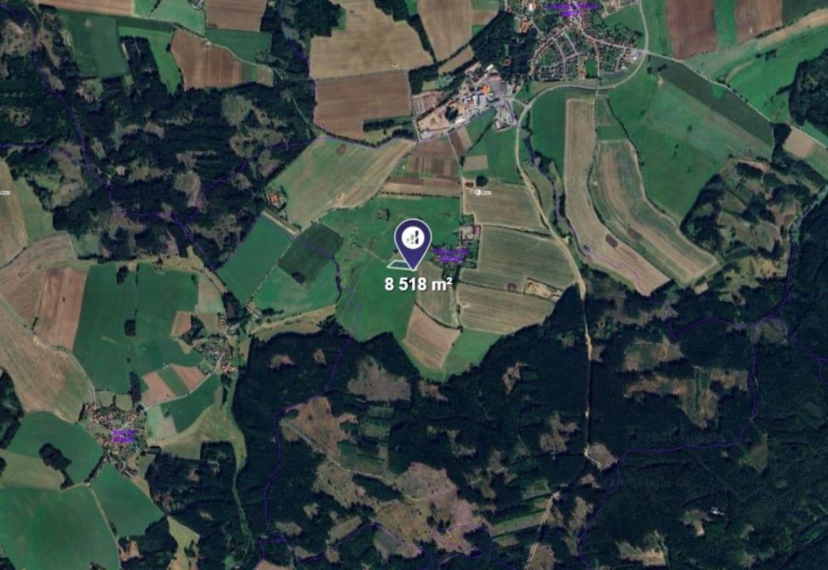 plot for sale, 8,518 m², Lukavec, Vysočina Region plot for sale, 8,518 m², Lukavec, Vysočina Region
