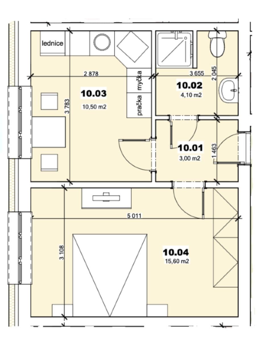 1 bedroom flat to rent, 33 m², Mládežnická, Mšené-lázně, Ústecký Region 1 bedroom flat to rent, 33 m², Mládežnická, Mšené-lázně, Ústecký Region