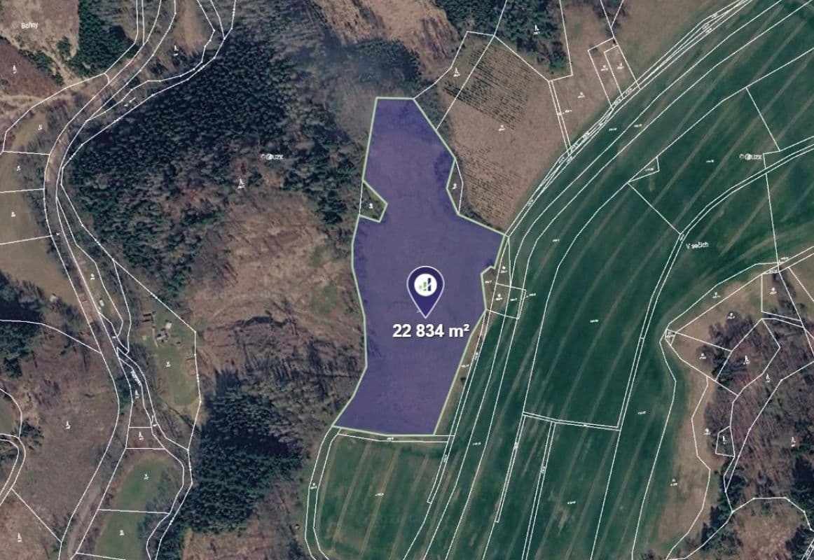 plot for sale, 22,834 m², Kunštát, Jihomoravský Region plot for sale, 22,834 m², Kunštát, Jihomoravský Region