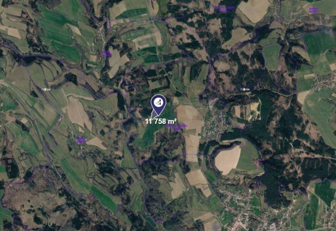 plot for sale, 11,758 m², Kunštát, Jihomoravský Region plot for sale, 11,758 m², Kunštát, Jihomoravský Region
