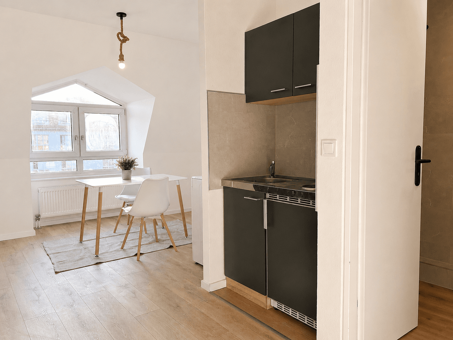 Studio flat to rent, 34 m², Leipziger Str. 2b, Markranstädt, Saxony Studio flat to rent, 34 m², Leipziger Str. 2b, Markranstädt, Saxony