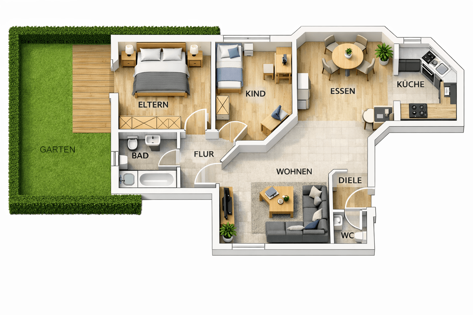 3 bedroom flat to rent, 95 m², Pittlerstr. 1, Langen, Hesse 3 bedroom flat to rent, 95 m², Pittlerstr. 1, Langen, Hesse