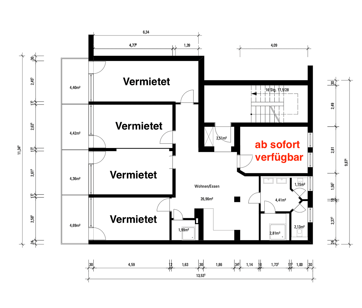 flat to rent, 13 m², Viernheim, Hesse flat to rent, 13 m², Viernheim, Hesse
