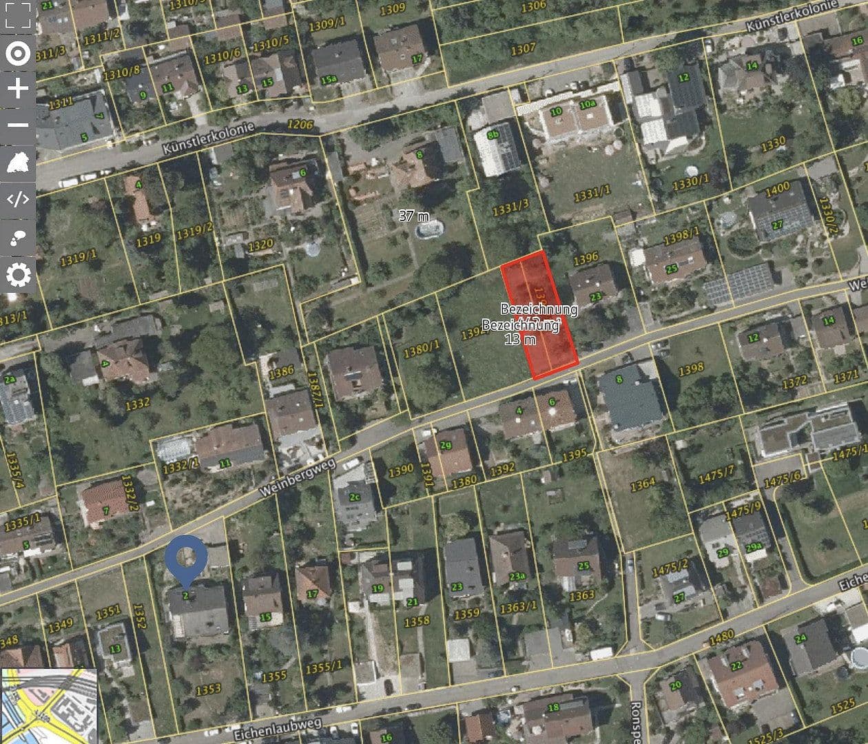 plot for sale, 444 m², Pforzheim-Eutingen, Baden-Württemberg plot for sale, 444 m², Pforzheim-Eutingen, Baden-Württemberg
