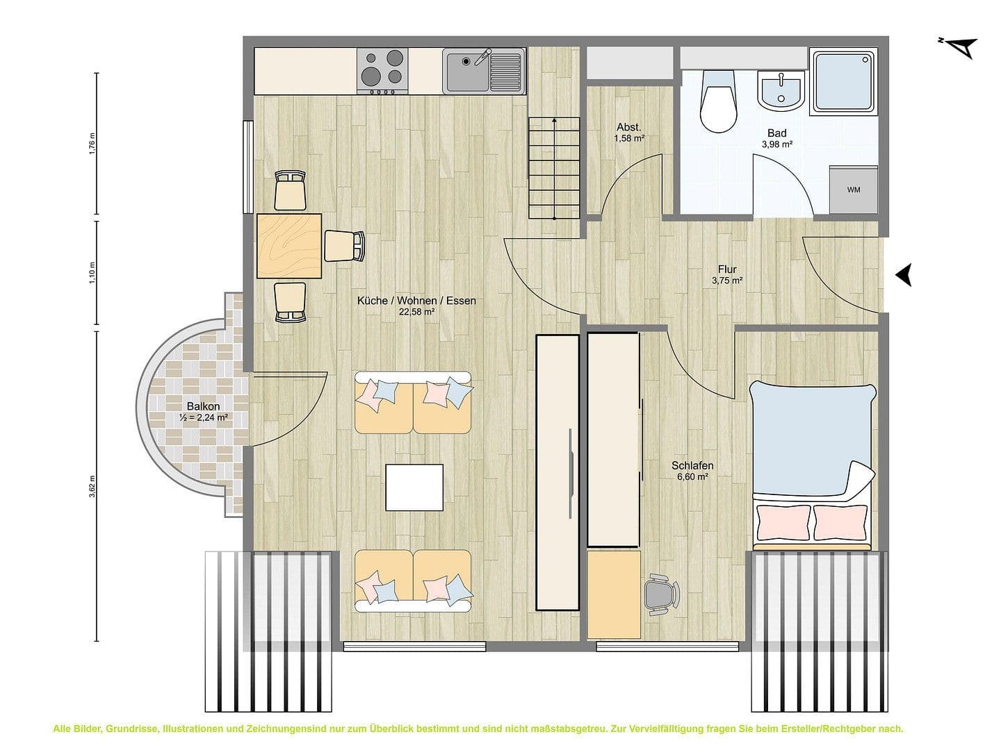 1 bedroom with open-plan kitchen flat for sale, 49 m², Bad Mergentheim, Baden-Württemberg 1 bedroom with open-plan kitchen flat for sale, 49 m², Bad Mergentheim, Baden-Württemberg