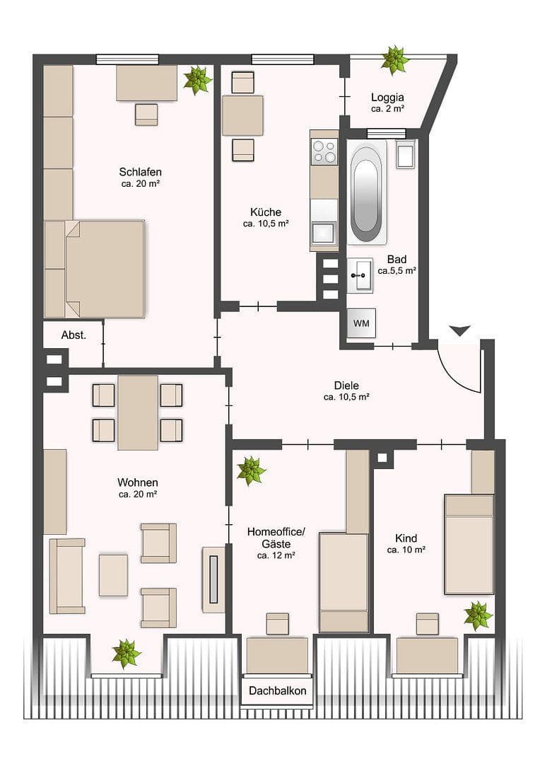 4 bedroom flat for sale, 90 m², München, Bavaria 4 bedroom flat for sale, 90 m², München, Bavaria
