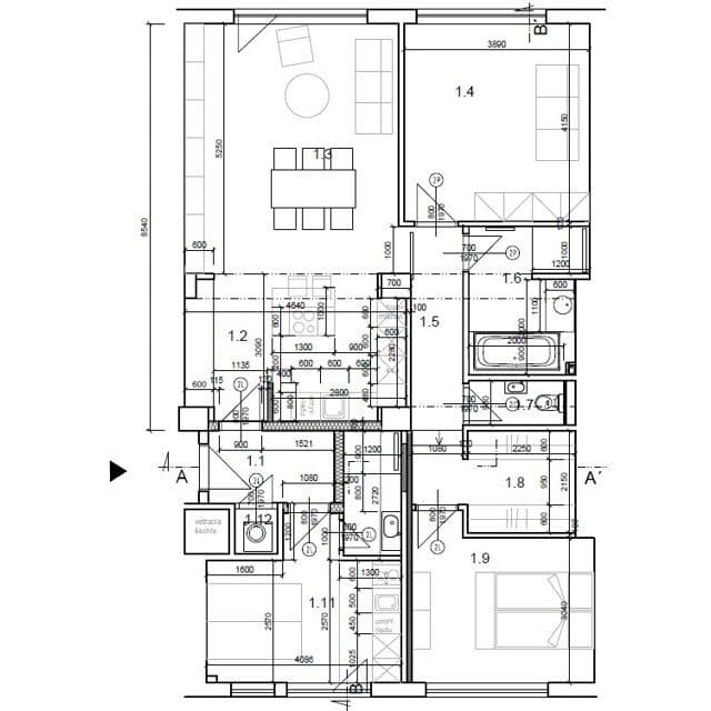 4 bedroom flat for sale, 117 m², Šancová, Bratislava - mestská časť Staré Mesto, Bratislavský Region 4 bedroom flat for sale, 117 m², Šancová, Bratislava - mestská časť Staré Mesto, Bratislavský Region