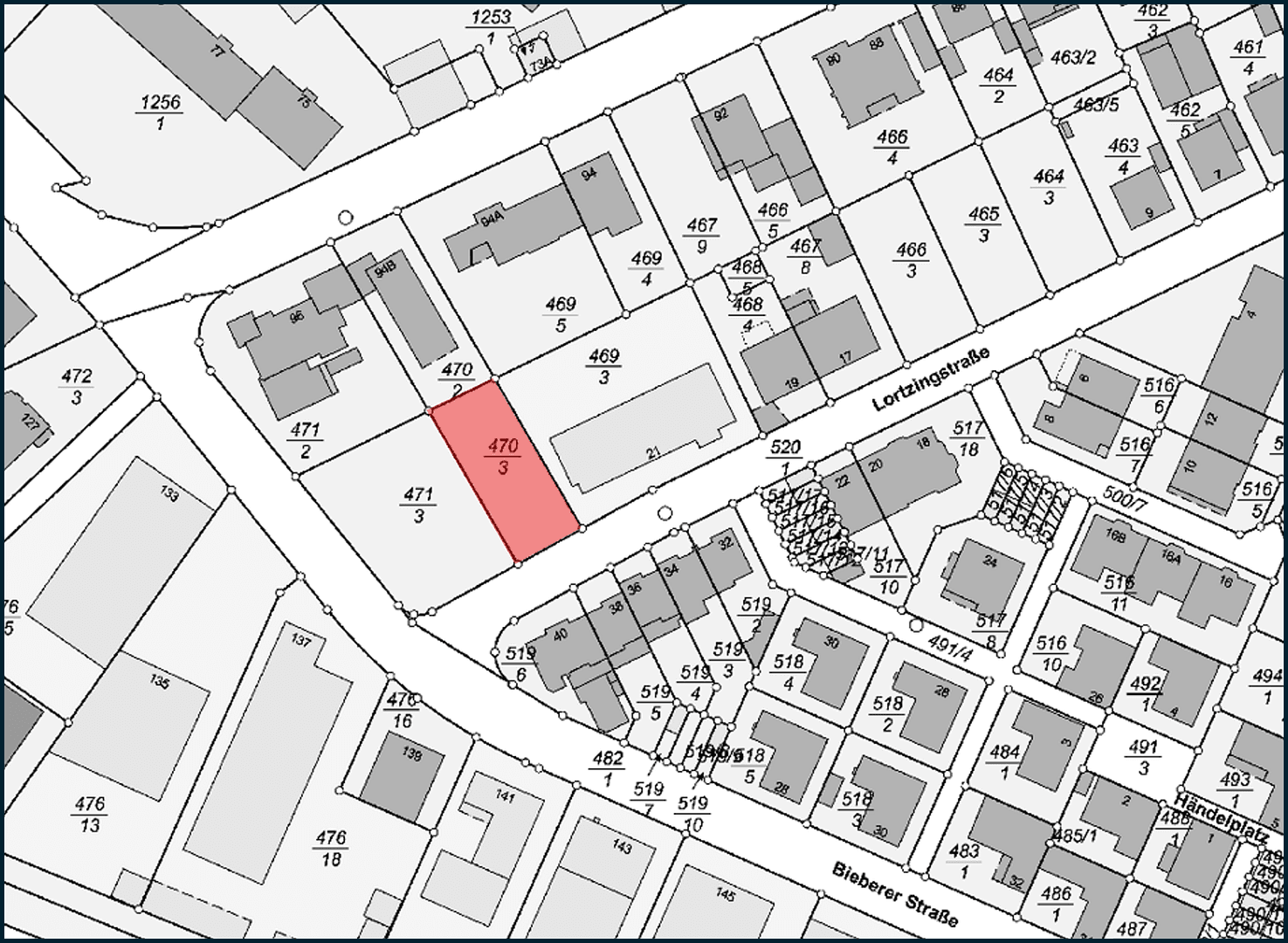 plot for sale, 461 m², Obertshausen, Hesse plot for sale, 461 m², Obertshausen, Hesse