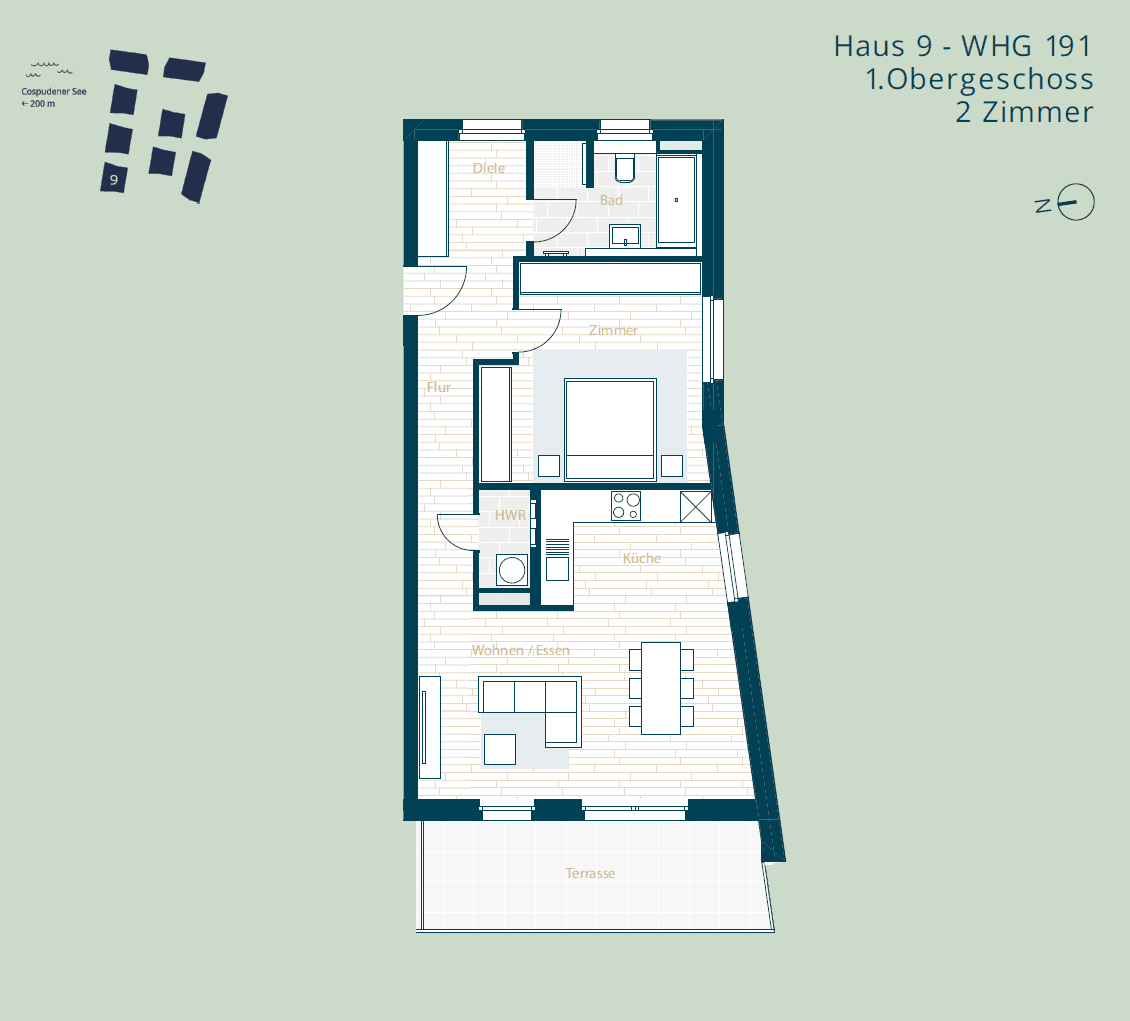 2 bedroom flat to rent, 81 m², Hafenstraße 8A, Markkleeberg, Saxony 2 bedroom flat to rent, 81 m², Hafenstraße 8A, Markkleeberg, Saxony