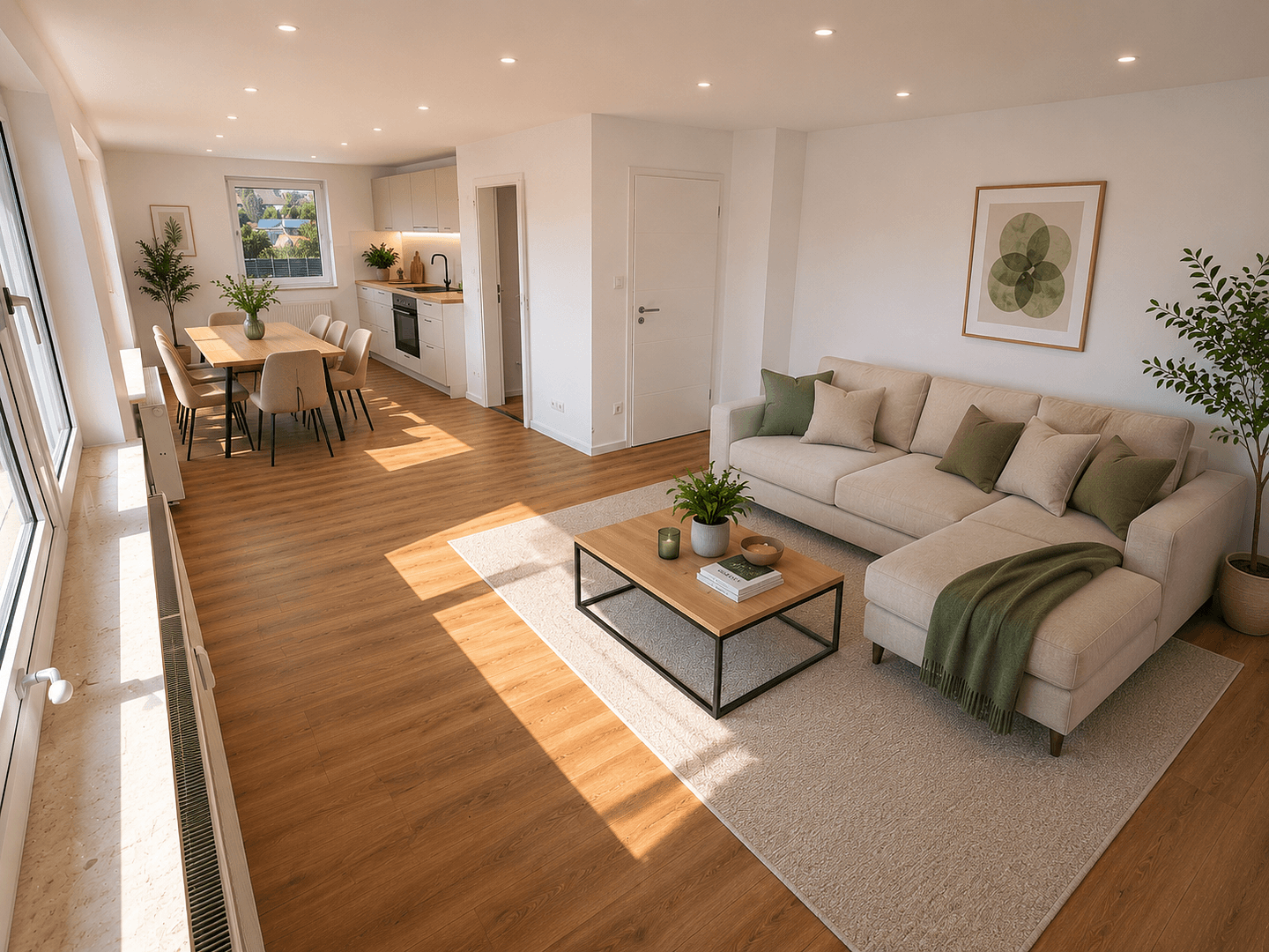 4 bedroom with open-plan kitchen flat for sale, 120 m², Niederwerrn, Bavaria 4 bedroom with open-plan kitchen flat for sale, 120 m², Niederwerrn, Bavaria