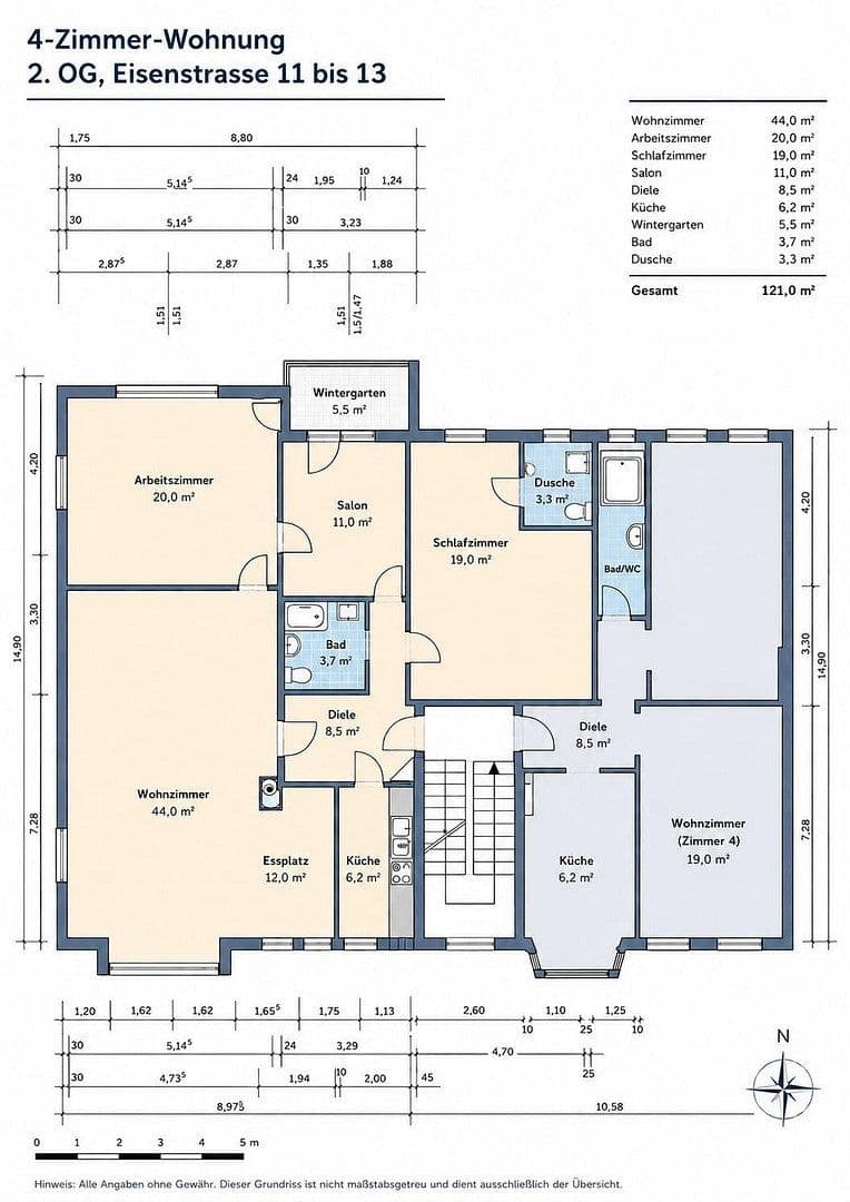 4 bedroom flat for sale, 121 m², Eisenstraße 11, Düsseldorf, North Rhine-Westphalia 4 bedroom flat for sale, 121 m², Eisenstraße 11, Düsseldorf, North Rhine-Westphalia