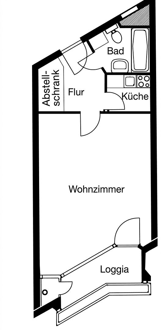 1 bedroom flat to rent, 32 m², Collinistraße 5, Mannheim, Baden-Württemberg 1 bedroom flat to rent, 32 m², Collinistraße 5, Mannheim, Baden-Württemberg
