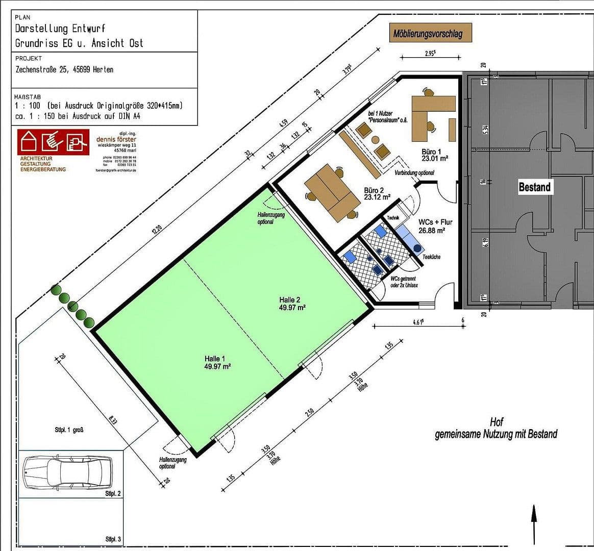 non-residential property to rent, 175 m², Zechenstraße 25, Herten, North Rhine-Westphalia non-residential property to rent, 175 m², Zechenstraße 25, Herten, North Rhine-Westphalia