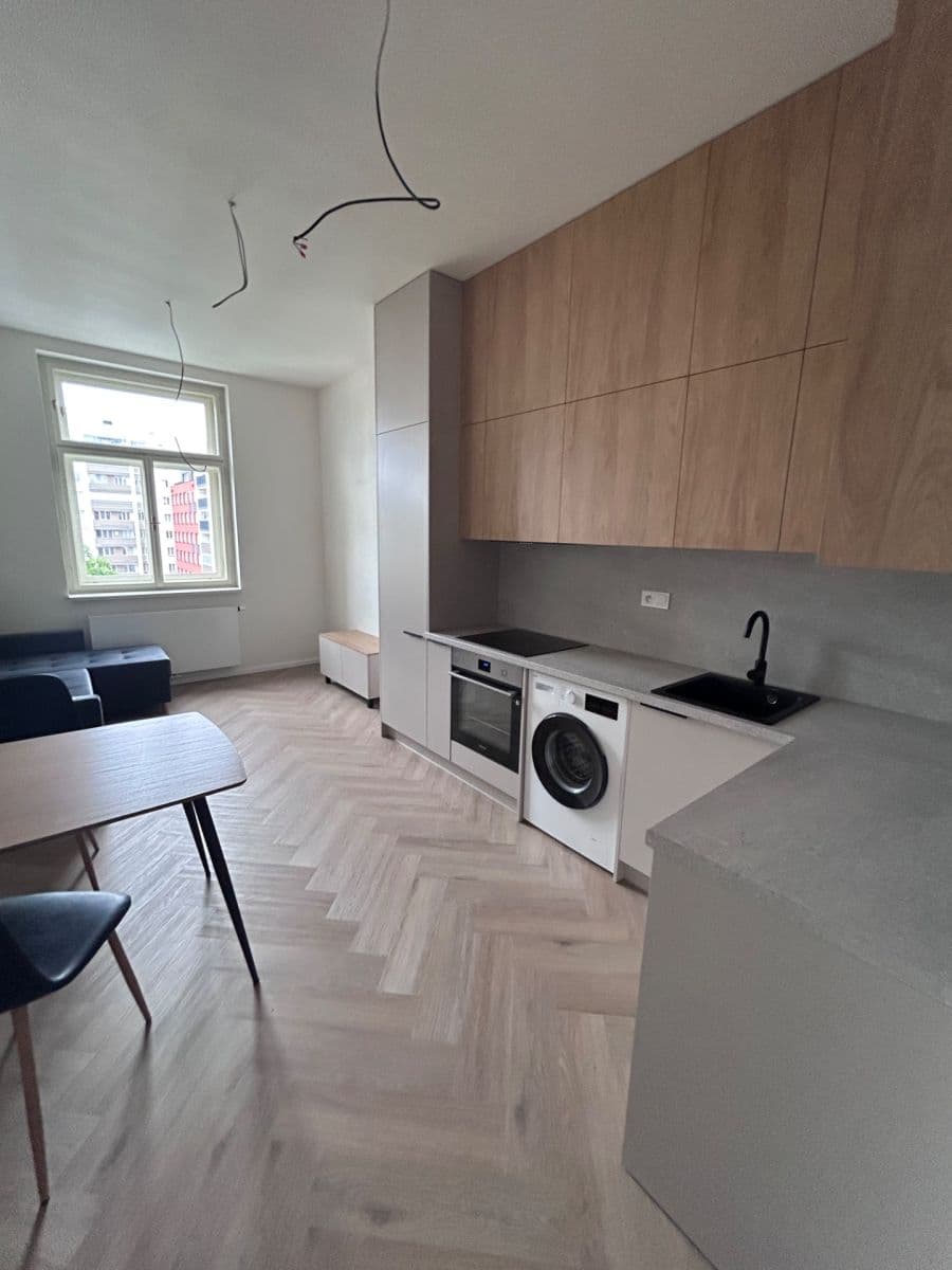 1 bedroom with open-plan kitchen flat to rent, 48 m², Bořivojova, Prague, Prague 1 bedroom with open-plan kitchen flat to rent, 48 m², Bořivojova, Prague, Prague