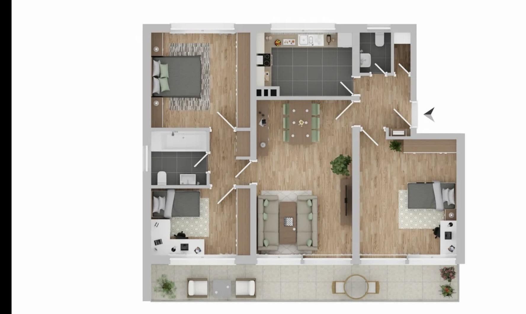 4 bedroom flat for sale, 97 m², Arnsberg, North Rhine-Westphalia 4 bedroom flat for sale, 97 m², Arnsberg, North Rhine-Westphalia