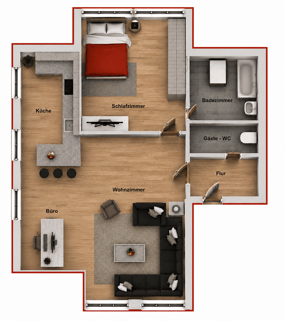 1 bedroom with open-plan kitchen flat for sale, 76 m², Mülheim an der Ruhr, North Rhine-Westphalia 1 bedroom with open-plan kitchen flat for sale, 76 m², Mülheim an der Ruhr, North Rhine-Westphalia