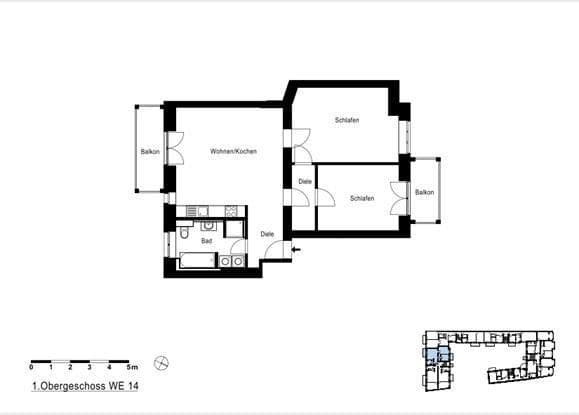 3 bedroom flat to rent, 86 m², Schloßstr. 69, Berlin, Berlin 3 bedroom flat to rent, 86 m², Schloßstr. 69, Berlin, Berlin