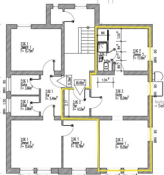2 bedroom flat to rent, 47 m², An den Lothen 7, Bochum, North Rhine-Westphalia 2 bedroom flat to rent, 47 m², An den Lothen 7, Bochum, North Rhine-Westphalia