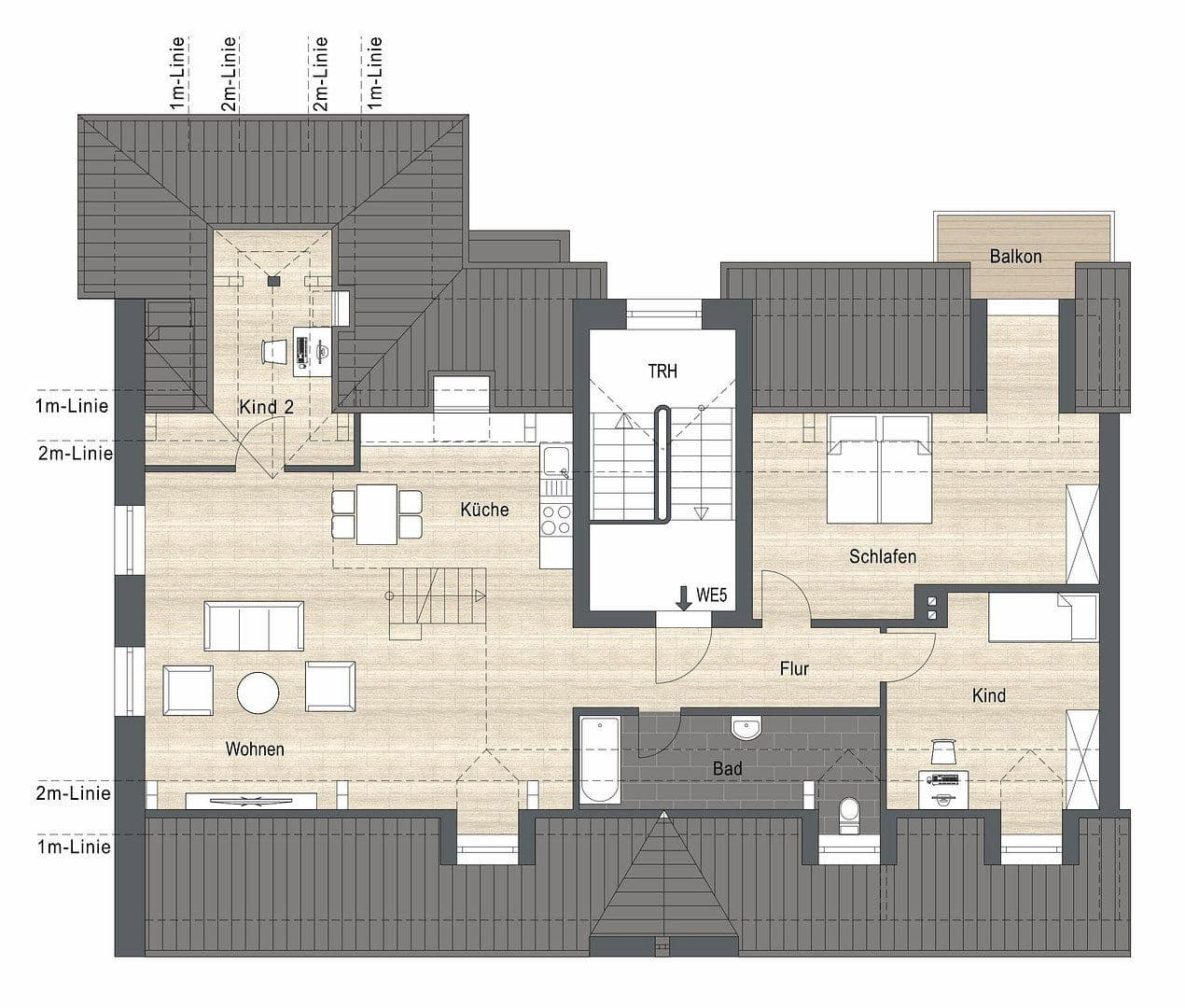 2 bedroom with open-plan kitchen flat for sale, 120 m², Salinenstraße 21, Traunstein, Bavaria 2 bedroom with open-plan kitchen flat for sale, 120 m², Salinenstraße 21, Traunstein, Bavaria